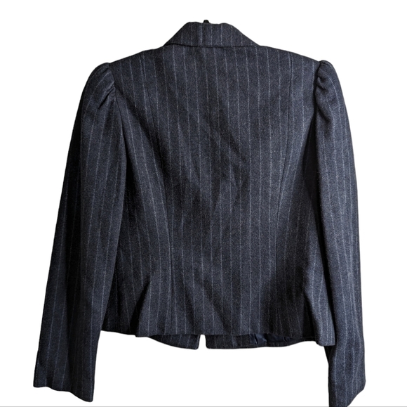 Margaret Godfrey wool blend pin striped suit vintage sz 8 - Picture 3 of 9